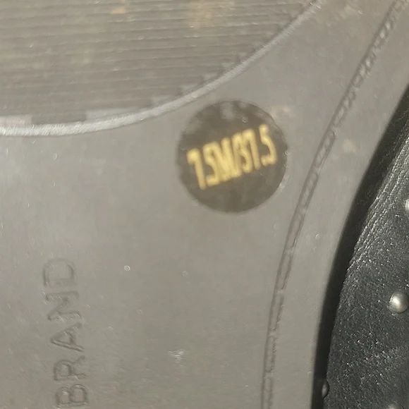 🎁FEELING LUCKY.  🎁🎁 Pewter  Slings with studs.. 2.5 heel.  As pictured - Picture 6 of 8